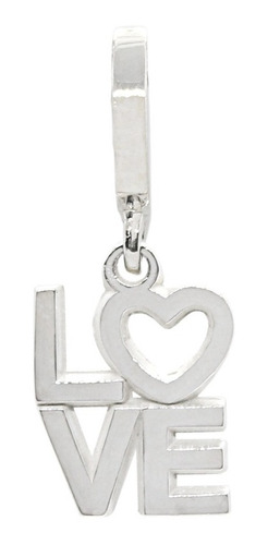 Charm De Letras Love En Plata Ley .925