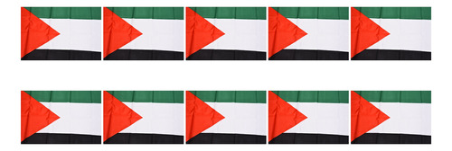 10 Banderas Nacionales De Palestina De 5 Pies X 3 Pies