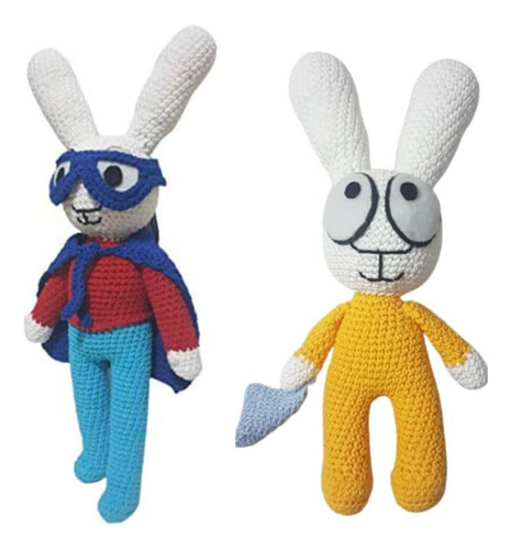 Amigurumis A Crochet Conejo Simon Y Gaspar Para Chicos