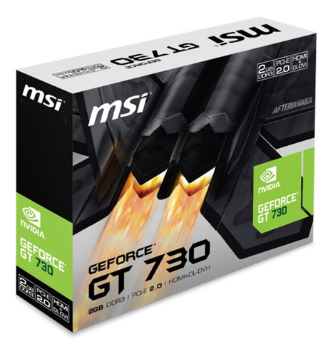 Tarjeta De Video Msi Geforce Gt 730 2gb Ddr3 64-bits