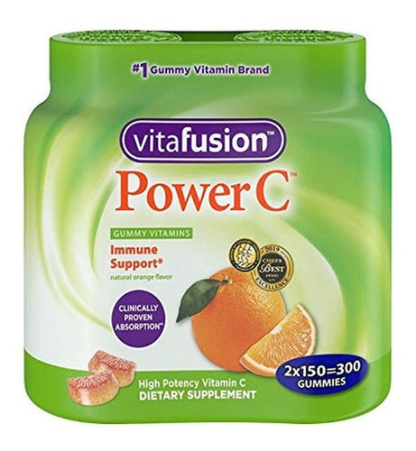 Vitafusion Power C, Gummy Msxeqf Vitamins Para Adultos, 150 