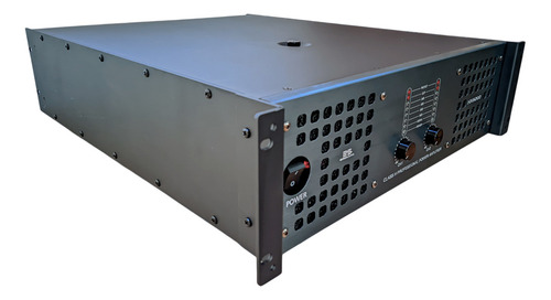 Amplificador Eurosound Hx6000 (6000w 4ohms Bridge) Clase H Color Plateado Potencia De Salida Rms 6000 W