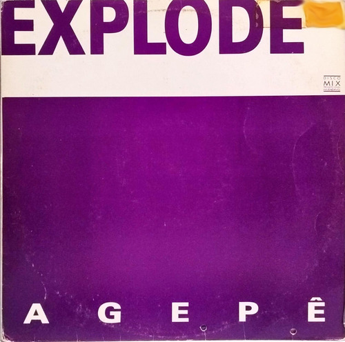 Agepê Lp Single Promo 1991 Explode Philips 4823