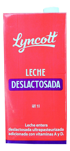 Leche Deslactosada Premium 100% Pura De Vaca Lyncott 1 L