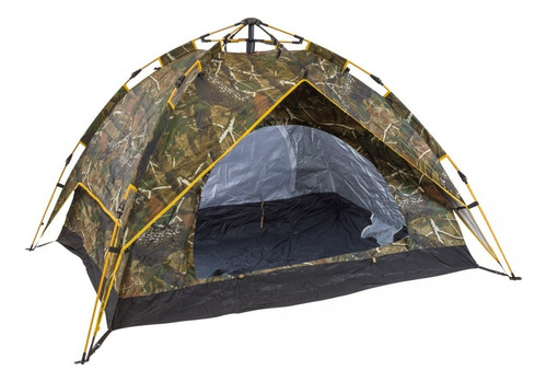 Carpa Camuflaje Para Camping Autoarmable 4 Personas