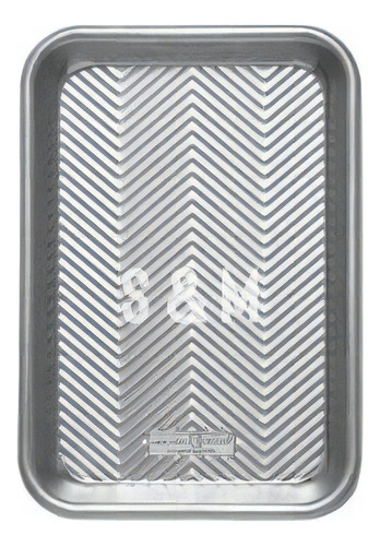 Placa Bandeja Para Horno Prism Eighth Sheet Nordic Ware Color Plateado