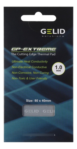 Pad Térmico Gelid Gp-extreme Gp01 80*40*1mm 12wmk X2