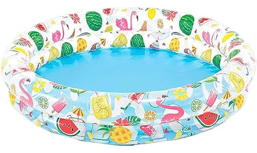 Piscina Inflable Stars Kiddie Con 2 Anillos