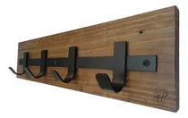 Comprar Perchero De Hierro Estilo Industrial 60cm 4 Perchas