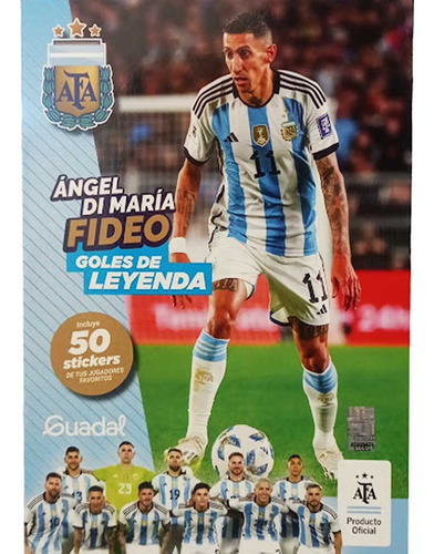 Angel Di Maria Fideo Goles De Leyenda (50 Stickers Personaje