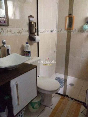 Imagem 11 de 20 de Cobertura À Venda, 154 M² Por R$ 448.000,00 - Vila Camilópolis - Santo André/sp - Co0467