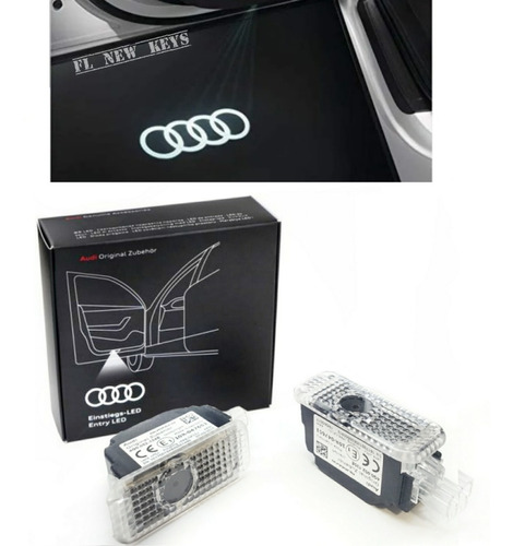 Proyectores Led De Cortesia Puertas Emblema Audi Original