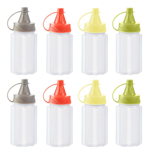 8 Dispensadores Pequeños De Mostaza, Salsa De Tomate Y Mayon