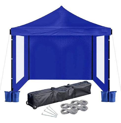 Gazebo Para Playa 3x3 Con Bolso De Ruedas Y Paredes Reforzad (Reacondicionado)