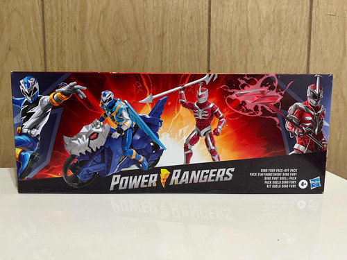 Power Rangers Dino Fury Blue Ranger And Vehicle Vs Lord Zedd