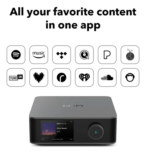 Wiim Amp Ultra com controle remoto de voz, 1 amplificador de cor 0