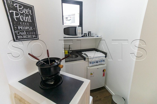Imagem 3 de 15 de Flat Com 1x Dormitório, 48m² Na Rua Do Shopping Center 3. Ao Lado Da Av. Paulista. Venha Conferir. - Sf34846