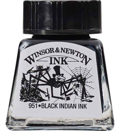 Tinta Para Desenho Winsor & Newton 14ml Black Indian