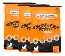 Comprar Piedritas Sanitaria Para Gatos Aglomerante Rubicat Premium aroma neutro Pack Ahorro 3 Bolsas De 10kg