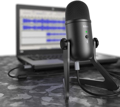 Imagen 4 de 7 de Micrófono Profesional Usb Fifine K678 Streaming Podcast
