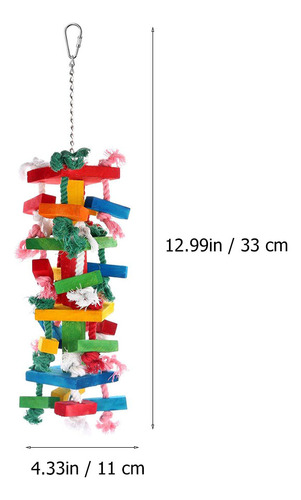 Divertido Juguete Para Masticar Loros, 1 Pieza, Brillante, P