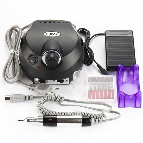 Imagen 1 de 4 de Torno Uñas Manos Pies 30000 Rpm Profesional Con Pedalera