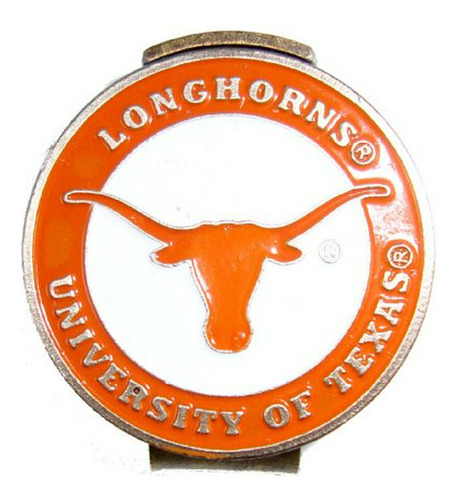 Clip De Sombrero Texas Longhorns Con Marcador De Golf De Dob