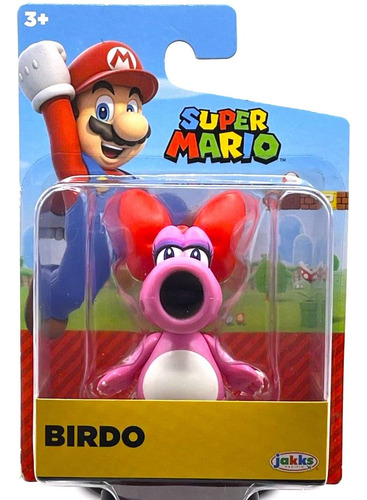 Super Mario Mini Figura De Accion De 2.5 Pulgadas, Birdo