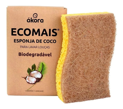 Esponja De Coco Multiuso Ecológica Eficiente Louças Cozinha