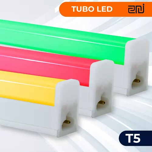 Lámpara lineal LED T5 de acrílico transparente y aluminio de 8W  (T5SMD8TR/LD) – Lummi