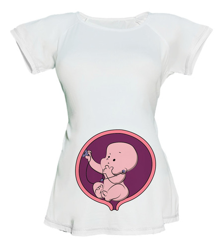 Blusa De Maternidad Embarazo Bebes Con Profesiones Pt4