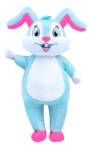 Disfraz Inflable De Conejo Con Dibujos Animados De Conejo Para Pascua