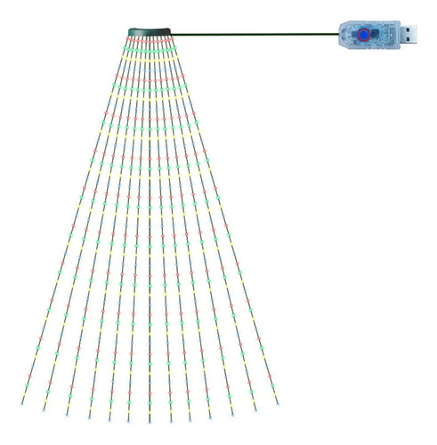 Cadena Led Rgb Li De Luz Inteligente Que Cambia De Color Par