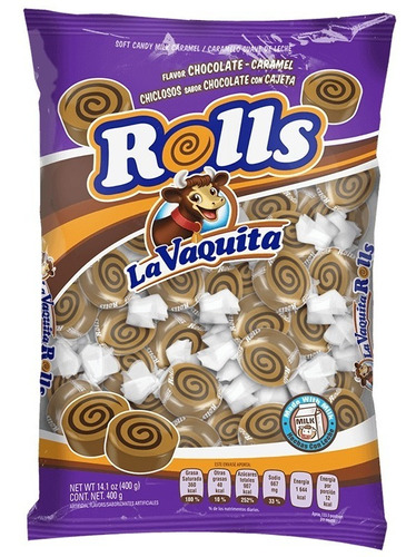 Dulces Mexicanos Chiclosos Rolls Chocolate