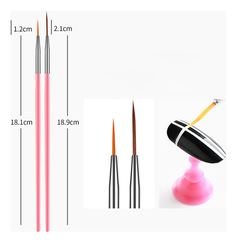 Juego De 15 Pinceles For Uñas, Consejos De Decoración De Uñ