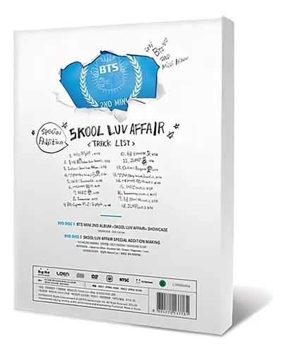 Bts Skool Luv Affair Special Addition Dvd + Cd Versión del álbum