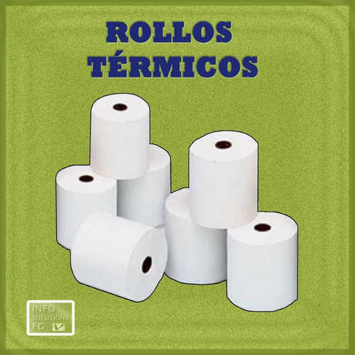 Rollos Térmicos 80mm X 65mm Para Impresoras Fiscales