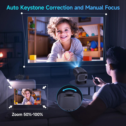 Proyector Portatil Hy320 Auto Keystone,500ansi Smart