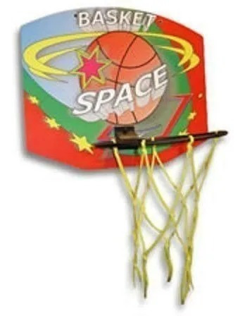 Tablero Con Aro De Básquet Grande 45x60 Basket Fire Sport