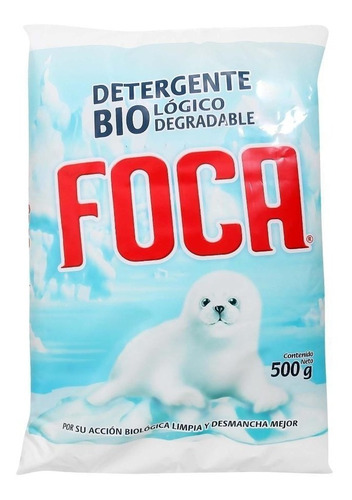 Detergente Foca En Polvo 500 Gr