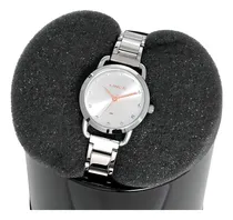 Comprar Relogio Pulso Feminino Lince Prateado Prova D'agua Bateria Cor da correia Prata Cor do bisel Prata Cor do fundo Prata