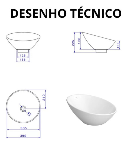 Kit Cuba Deca L1036 Com Torneira E Kit Instalação Completo