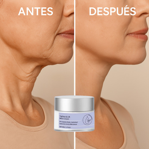 Crema Cuello Y Escote Gopure Reafirma Y Reduce Flacidez 50ml