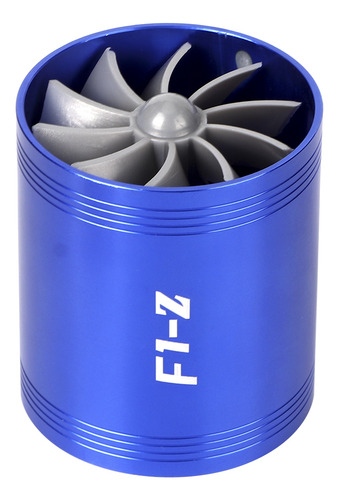 Ventilador Duplo Gas Fuel Saver Intake Turbo Supercharger F1