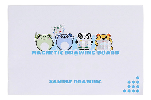 Tablero De Dibujo Magnético Con Puntos Para Niños, Educación