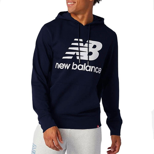 Buzo New Balance Essentials Pullover Hoodie Marino