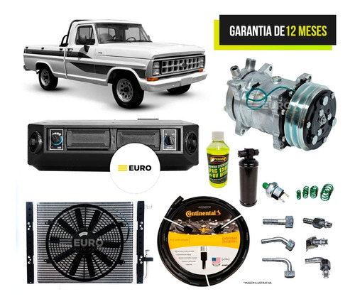 Kit Ar Condicionado Ford F1000 Mwm Completo Para Instalação