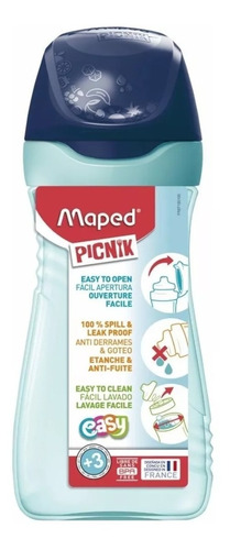 Botella Infantil Maped Concept Anti Derrame Tapa 430ml