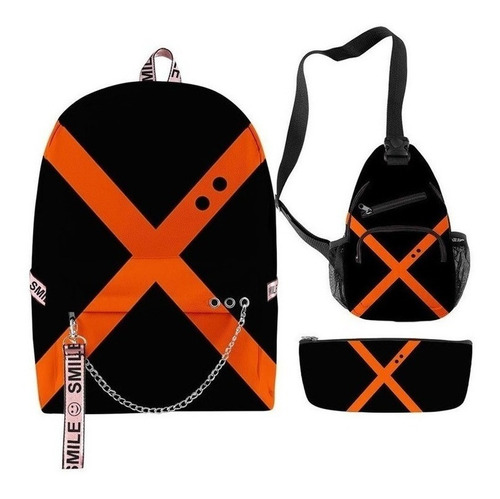 My Hero Academia Bakugou Katsuki Bolso De Escuela