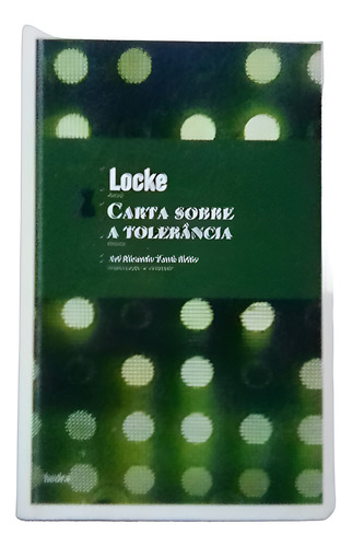 Livro: Carta Sobre A Tolerância - John Locke Ari Brito Hedra (Usado)
